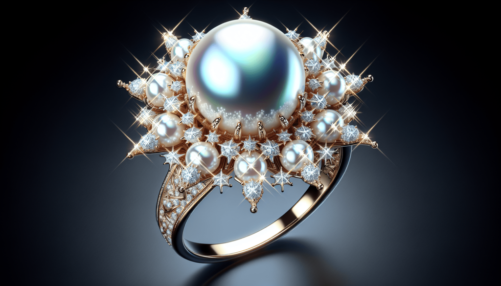 The Glamorous World of Star-Studded Pearl Ring Designs